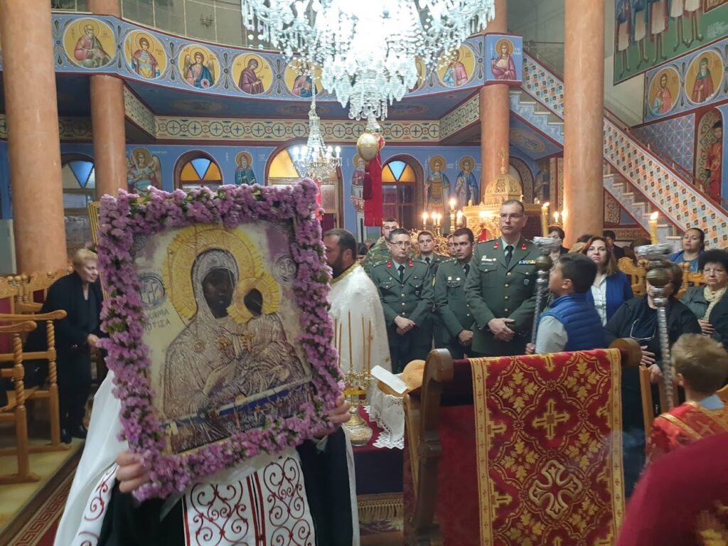 Εσπερινός Παναγίας Κοσμοσώτειρας στη Σαμοθράκη