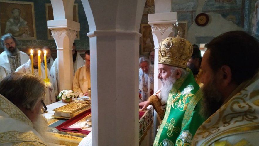 Πατριαρχική Θεία Λειτουργία στη Μονή της Ζίτσα