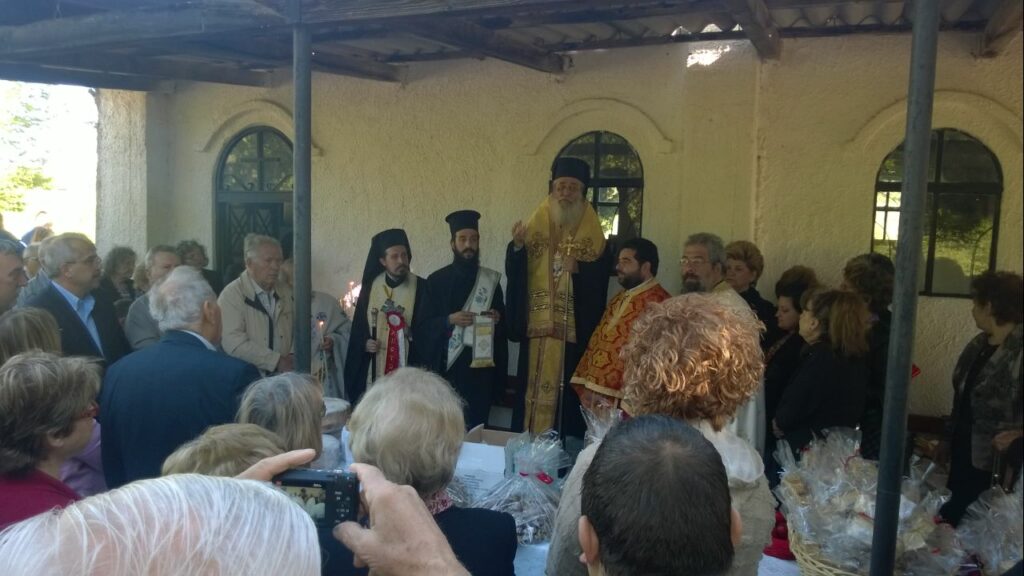 Αναστάσιμη Θεία Λειτουργία στο ξωκλήσι του Αγ. Μάρκου