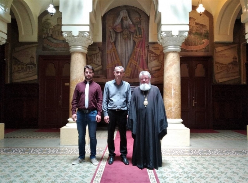 Delegation of the State Agency for Religious Issues meets with the head of the Anthim the Iberian Monastery of Bucharest