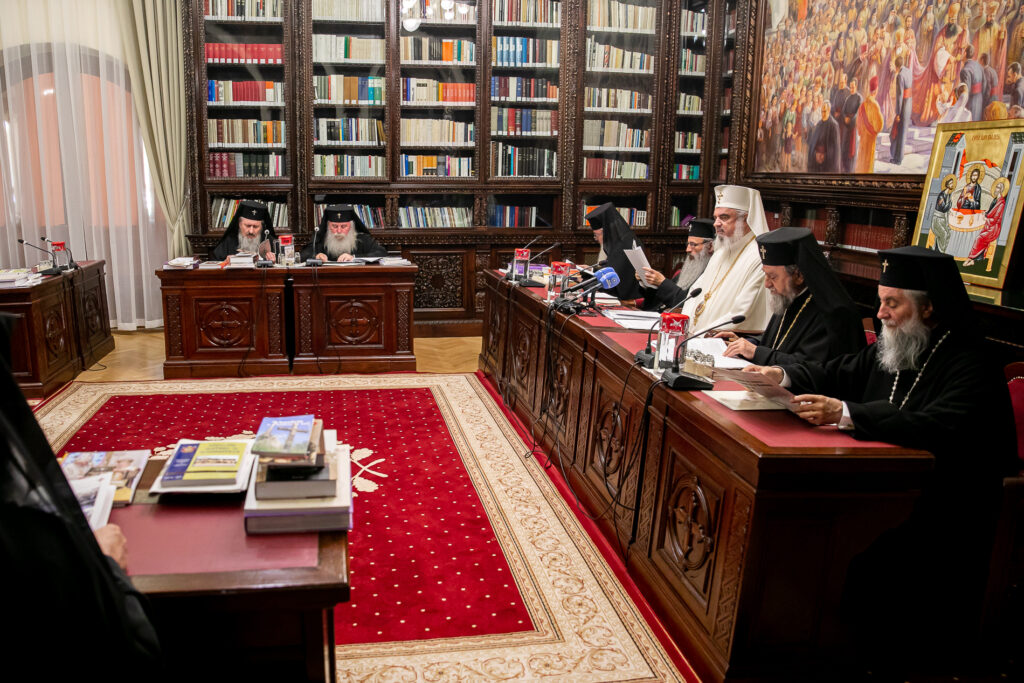 FOTO | Sfântul Sinod s-a întrunit la Patriarhie