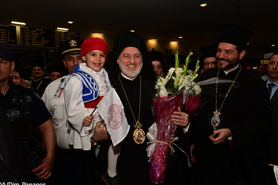 Elpidoforos warmly welcomed upon arrival in NYC