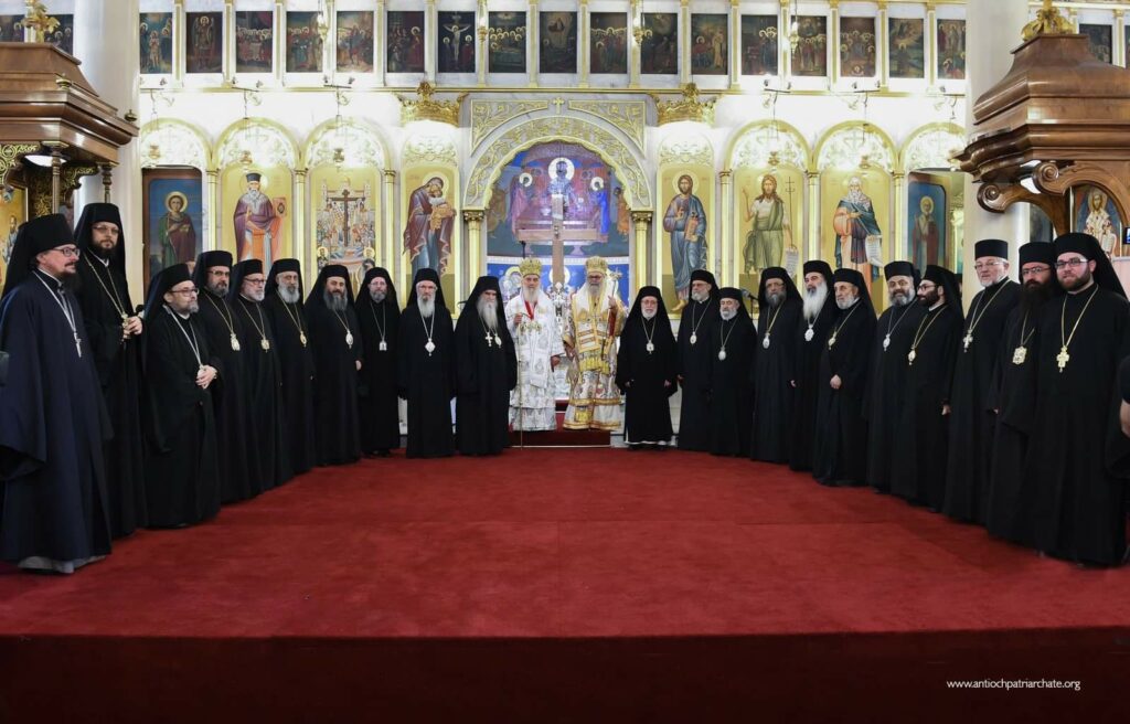 Hegumen Arseny (Sokolov), representative of Patriarch of Moscow and Al Russia to Patriarch of Antioch and All the East attends celebration of irenical visit of His Holiness Patriarch Irinej of Serbia