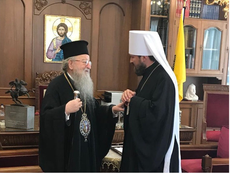 Митрополит Волоколамский Иларион совершил заупокойную литию на военном кладбище Зейденлик в Салониках