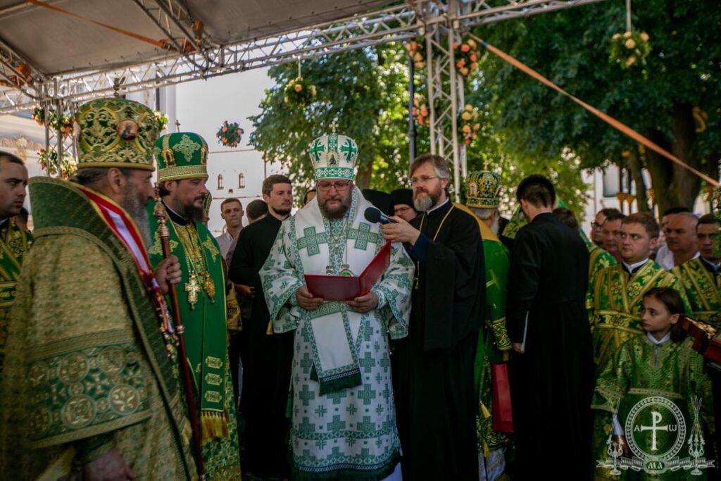 Епископ моравички Антоније на великим свечаностима у Кијево-печерској лаври
