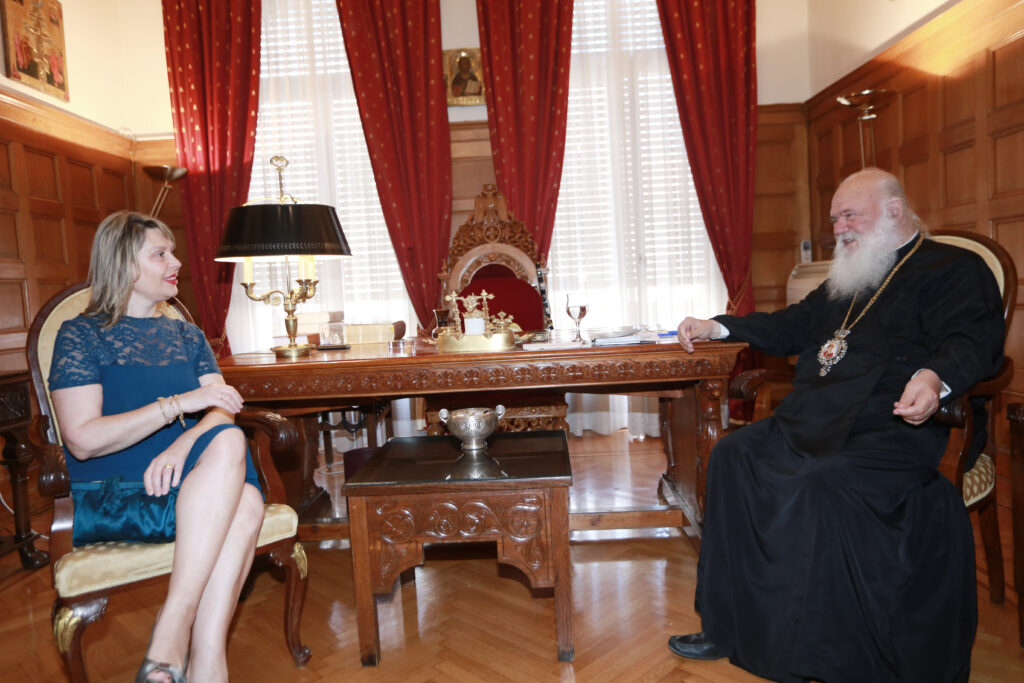 Στον Αρχιεπ. Αθηνών η Κατερίνα Παπακώστα