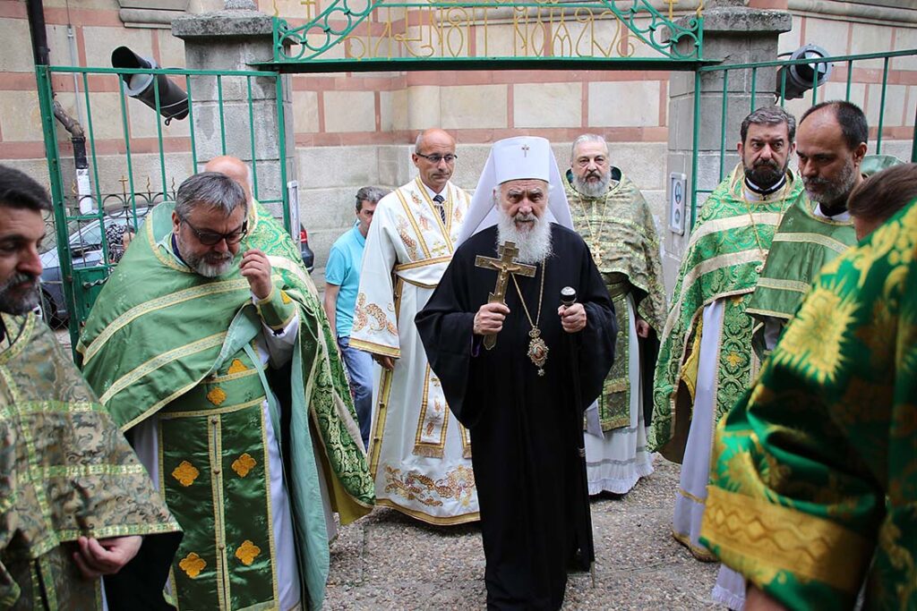 Patron Saint-day of the Russian Holy Trinity church in Belgrade