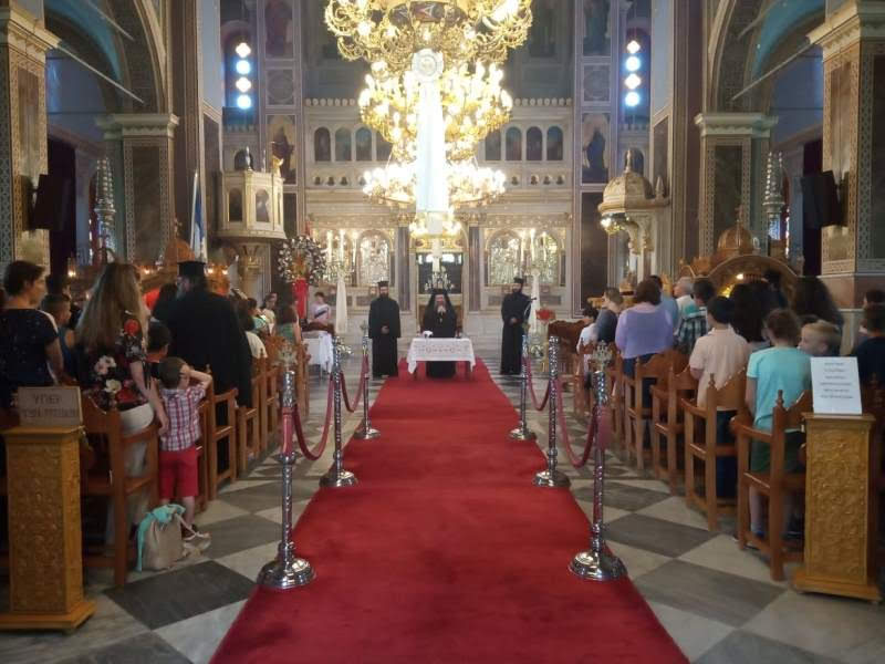 Ο Μητρ. Χίου στα κατηχητικά σχολεία