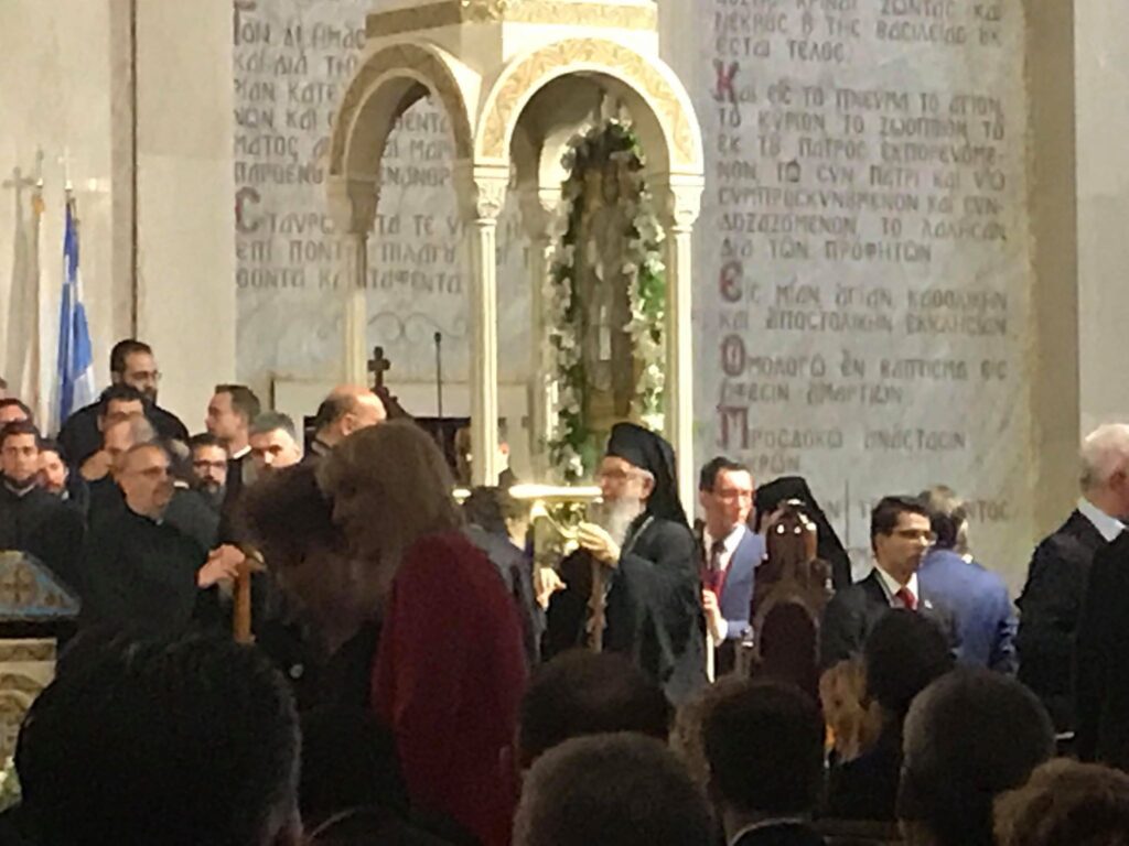 Η συγκινητική στιγμή με τον πρώην Αμερικής κ. Δημήτριο