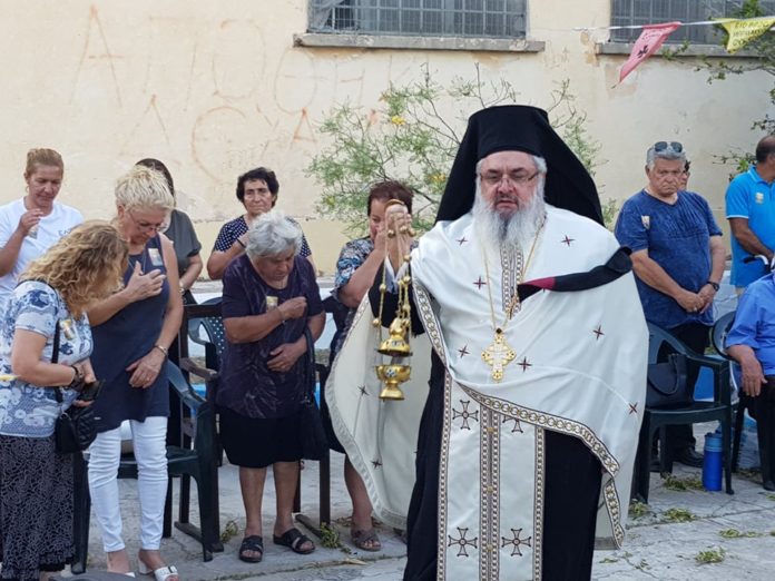 Πανηγυρικός Εσπερινός Αγίων Αποστόλων στο Στρατόπεδο των Κολυμπίων της Ρόδου