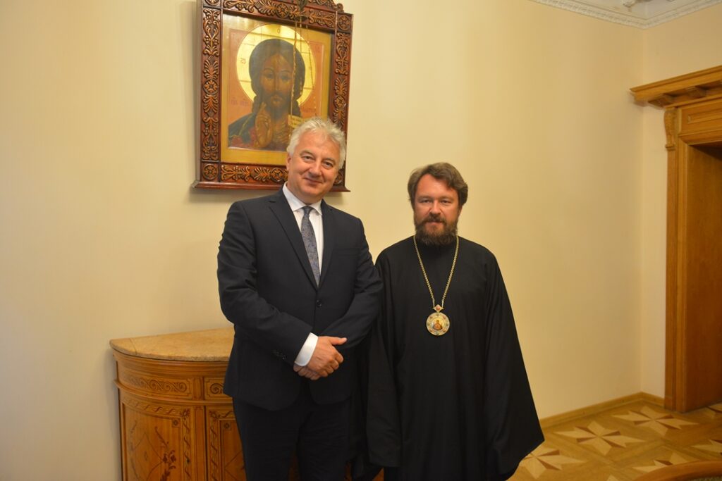 Metropolitan Hilarion of Volokolamsk meets with Hungary’s Deputy Prime Minister Zsolt Semjén