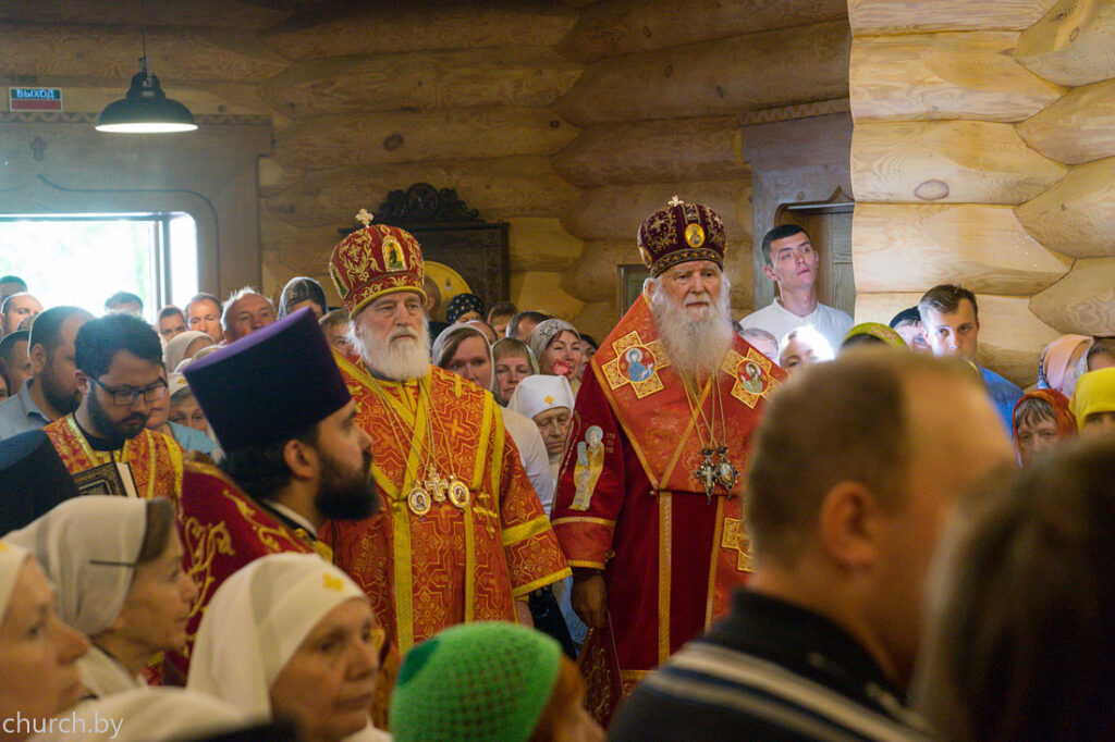 Патриарший экзарх всея Беларуси освятил храм святителя Иоанна Шанхайского в Елисаветинском монастыре г. Минска