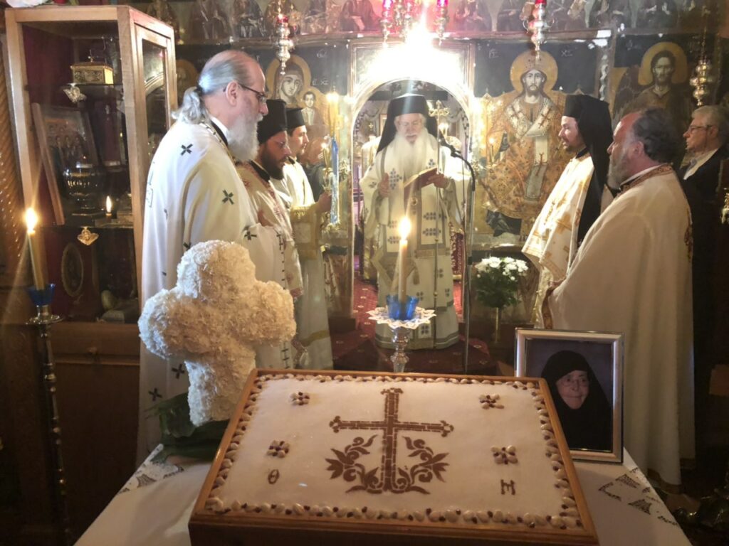 Ο Μητρ.Θηβών στο Τεσσαρακονθήμερο Μνημόσυνο της μακαριστής Ηγουμένης Θεοφυλάκτης