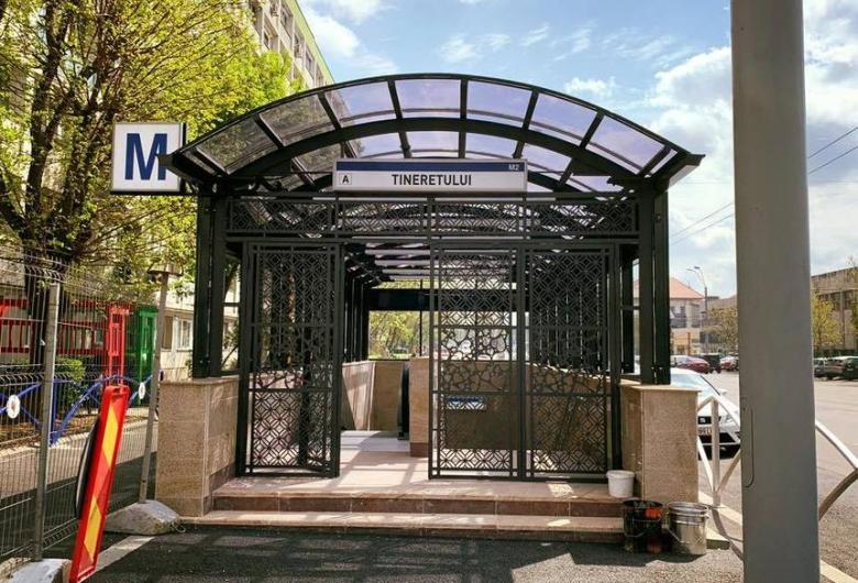 Stația de metrou Tineretului are încă două căi de acces