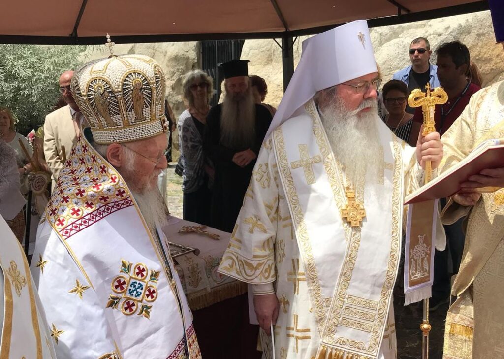Patriarhul Ecumenic Bartolomeu a slujit împreună cu Mitropolitul Tihon în Capadocia
