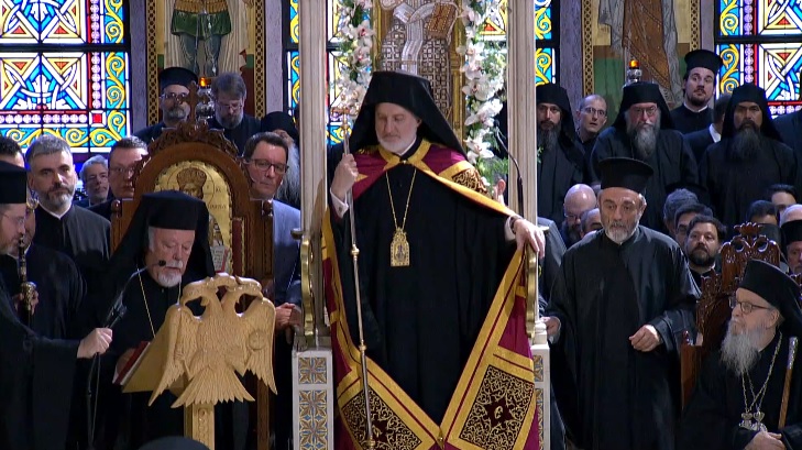 VIDEO | Arhiepiscopul Elpidofor al Americii a fost întronizat