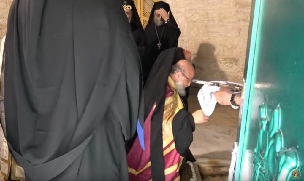 ΟΡΟΣ ΕΛΑΙΩΝ: Εσπερινός στο Ιερό Προκύνημα Αναλήψεως