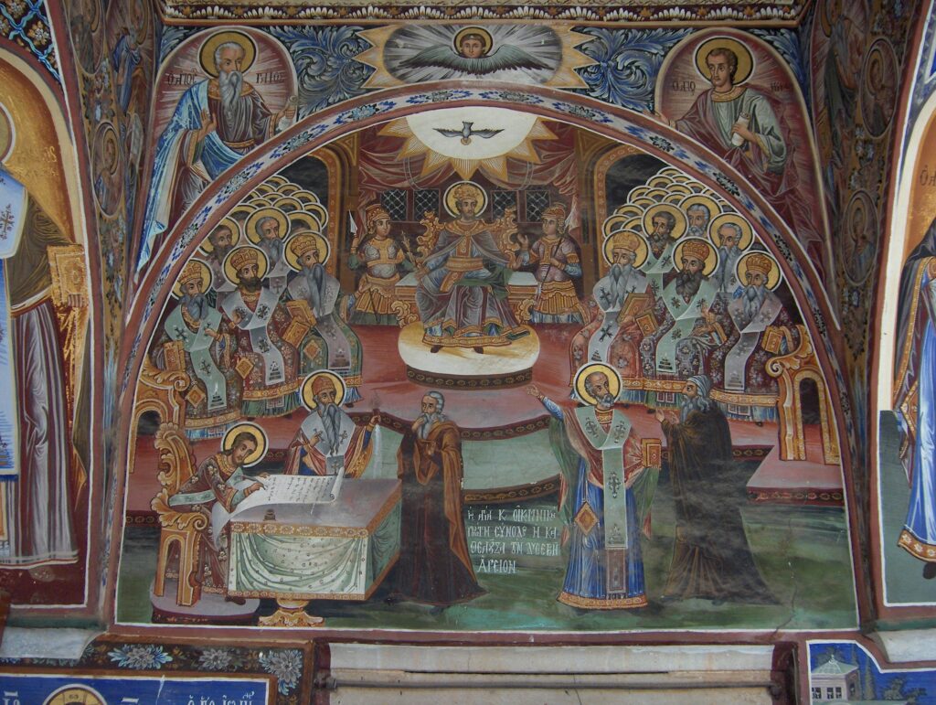 H μνήμη των Πατέρων της Α΄ Οικουμενικής Συνόδου στην φερώνυμη Ιερά Μονή