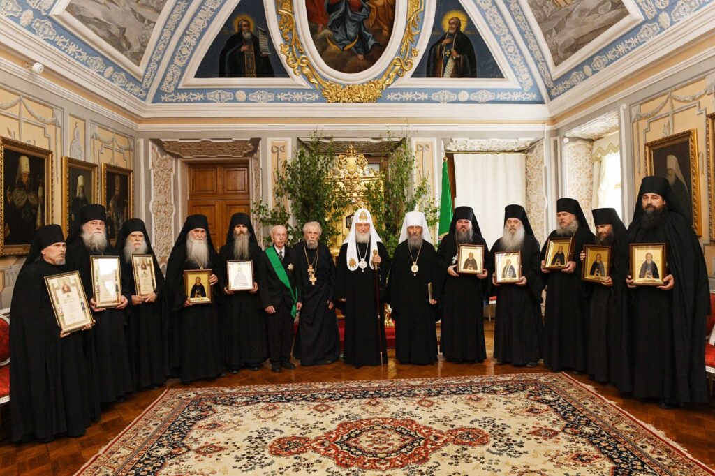 Metropolitan Onufriy attends Moscow Patriarchate event; lauded by Russian Patriarch