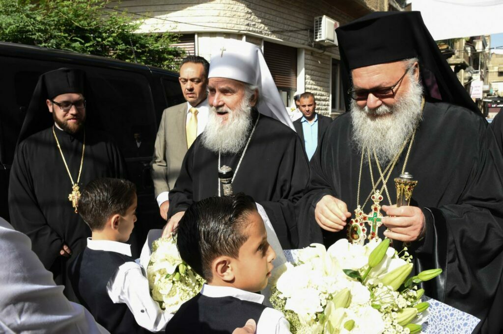 Serbian Patriarch visits Patriarchate of Antioch and All the East in Damascus
