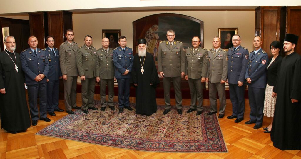Патријарх српски примио официре Министарства одбране Републике Србије