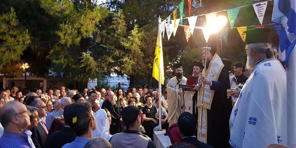 Η Λιτάνευση Ιεράς Εικόνος Αγ. Τριάδος στο Ηράκλειο Αττικής