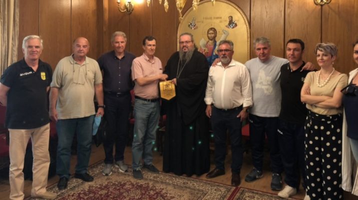 Οι παλαίμαχοι του Άρη Θεσσαλονίκης στον Μητρ.Λαρίσης