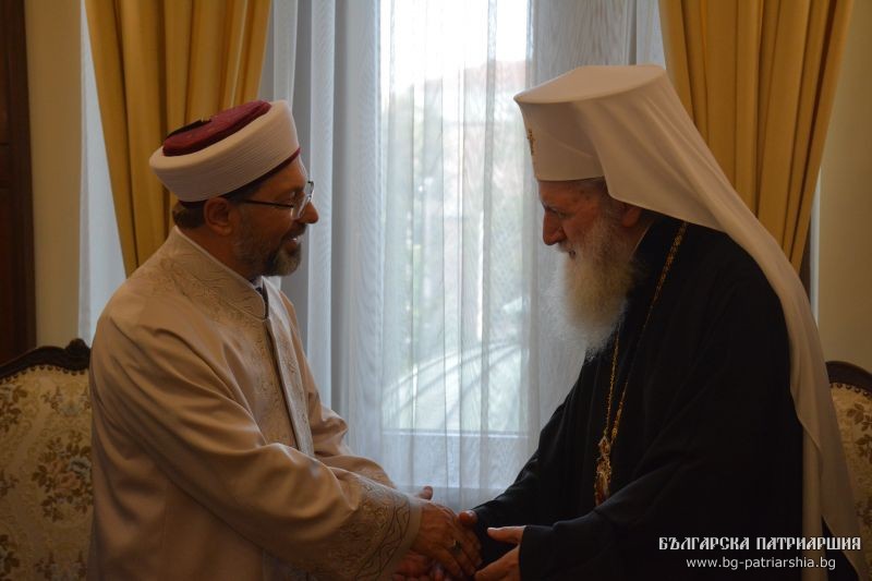 Среща на Българския патриарх Неофит с председателя на турския ДИАНЕТ д-р Али Арбас
