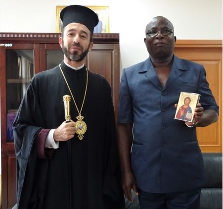 Ο Μητροπολίτης Μπραζαβίλ στον Κυβερνήτη της Αφρικανικής χώρας