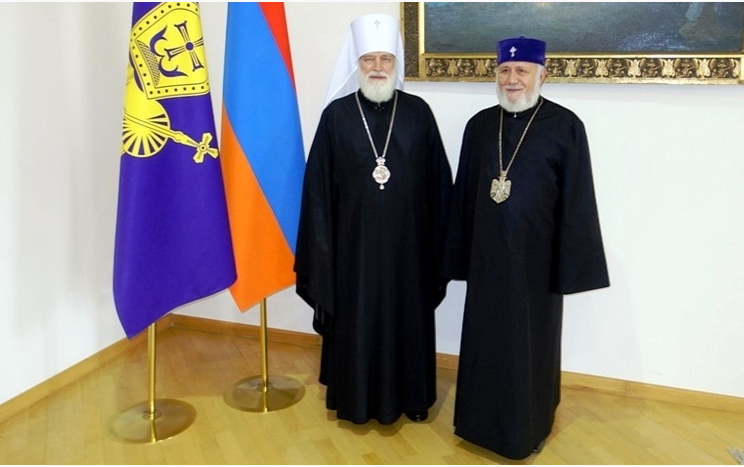 Верховный Патриарх и Католикос всех армян встретился с Патриаршим экзархом всея Беларуси