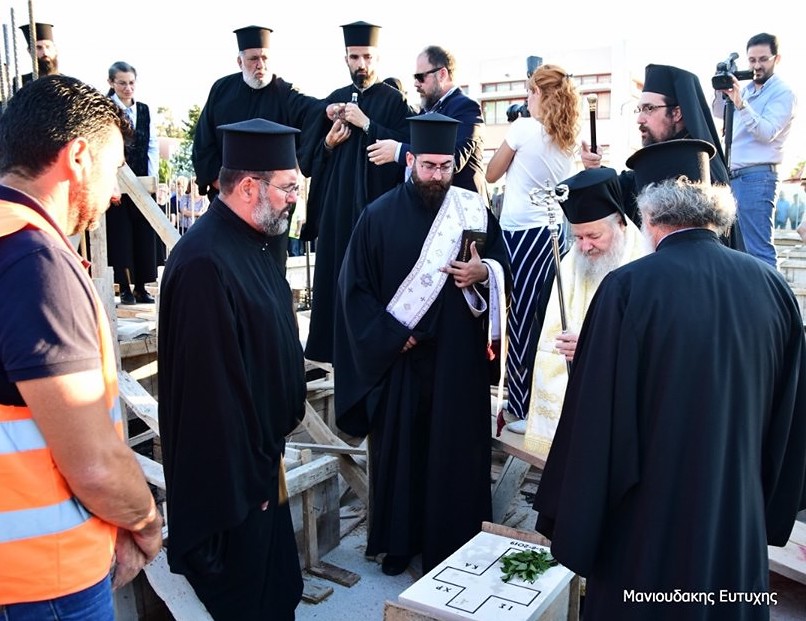 Ετέθη ο θεμέλιος λίθος του Ι.Ν. του Αγίου Παϊσίου