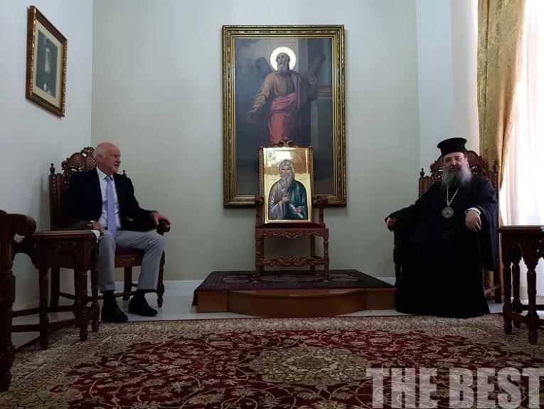 Συνάντηση Μητροπολίτου Πατρών με τον Γιώργο Παπανδρέου