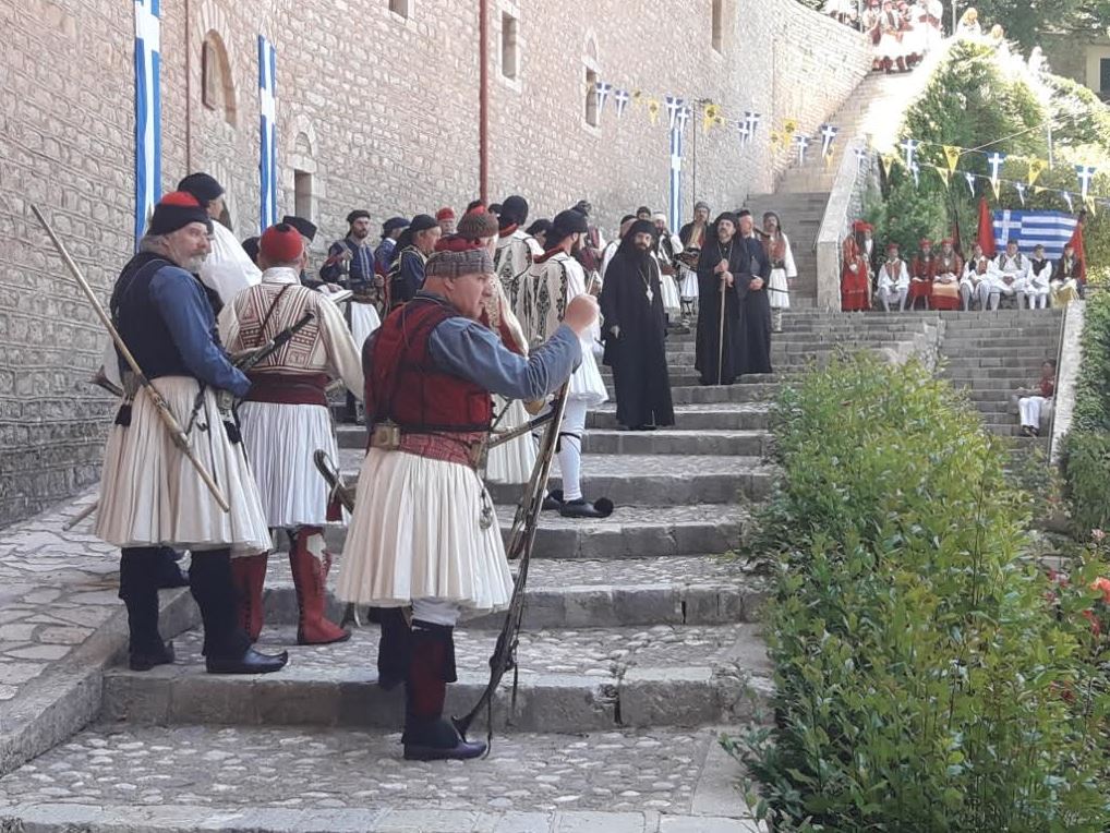 Η αναπαράσταση της προετοιμασίας και της μάχης του Μεγάλου Σπηλαίου