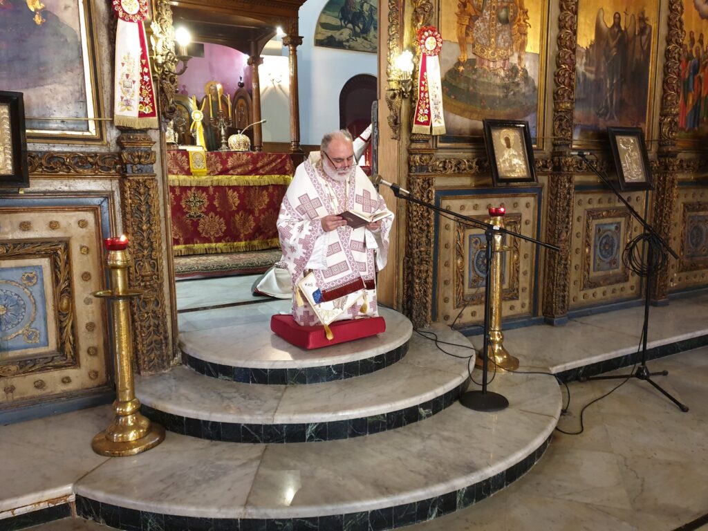 Εορτάσθηκε η Πεντηκοστή στον Άγιο Νικόλαο Χαμζάουι