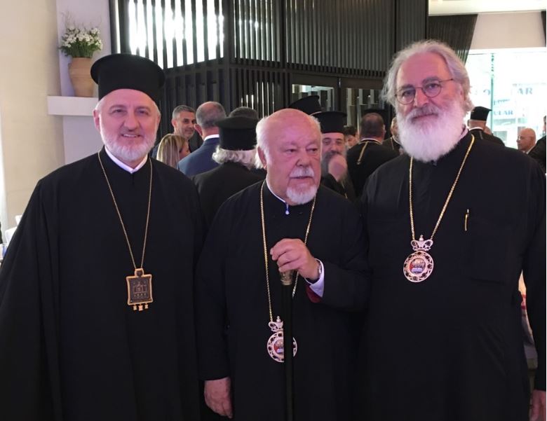 Ο Μητρ. Αρκαλοχωρίου στην ενθρόνιση του Αρχιεπ. Αμερικής