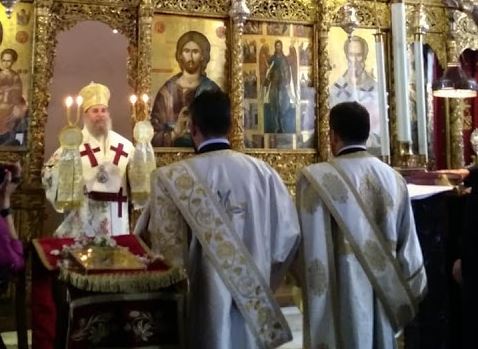 Η πρώτη Θεία Λειτουργία του νέου Ηγουμένου στη Χάλκη