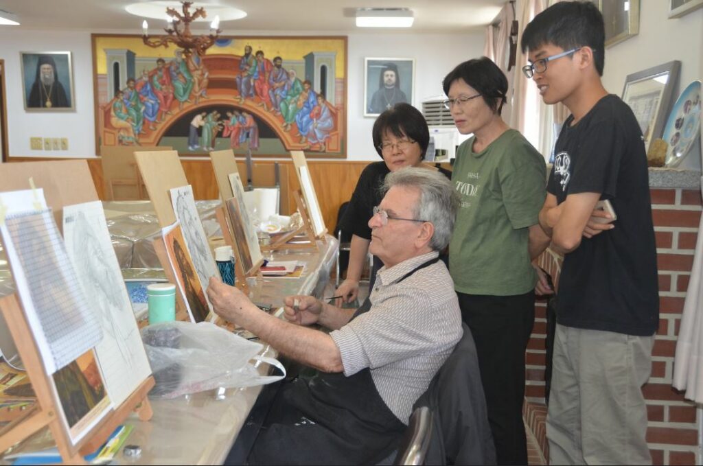 Μαθήματα Αγιογραφίας στη μακρινή Κορέα