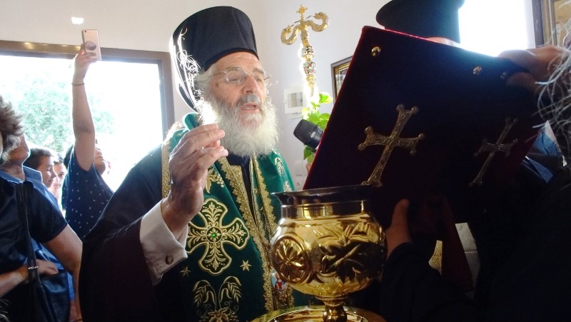 Θυρανοίξια παρεκκλησίου στη Λέρο