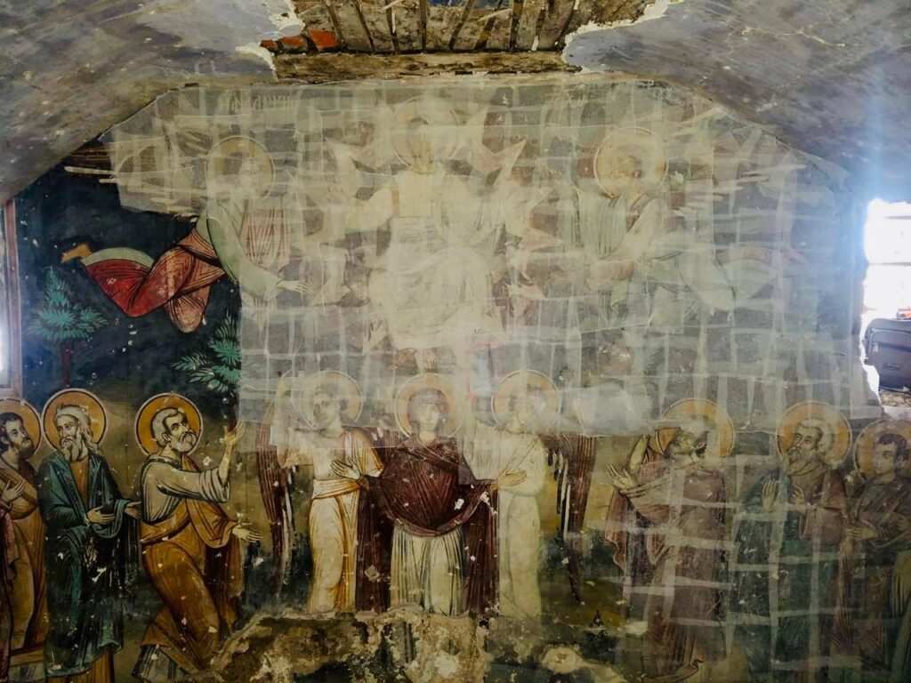 Αποκατάσταση τοιχογραφιών σε ιστορικό ναό της Αλβανίας
