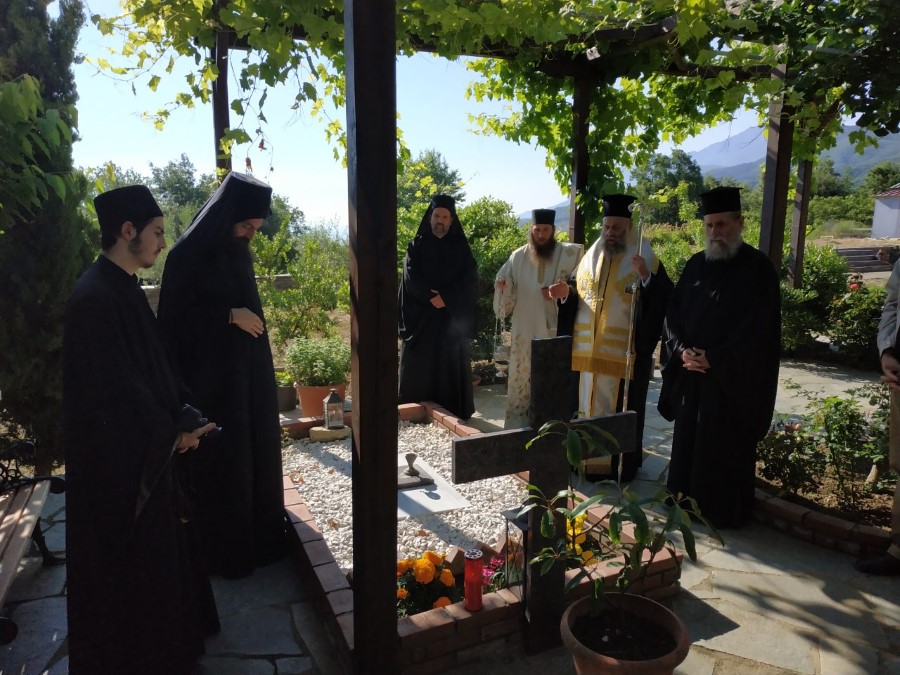 Τρισάγιο για τον μακαριστό Καθηγούμενο της Ι.Μ. Εσφιγμένου π. Χρυσόστομο