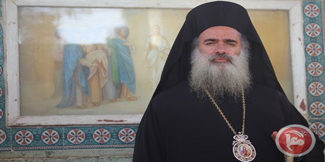 Митрополит Аталла Ханна: Лояльность американцев к израильским оккупантам побуждает их продолжать нарушения
