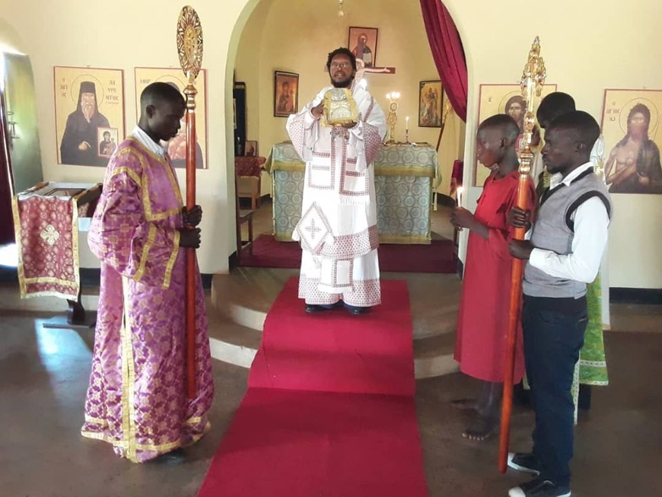 Orthodox Diocese of Gulu and Eastern Uganda: Οn the Sixth Sunday of Mathew His Grace Bishop Silvester conducted holy liturgy at St. Lavrentios Cathedral