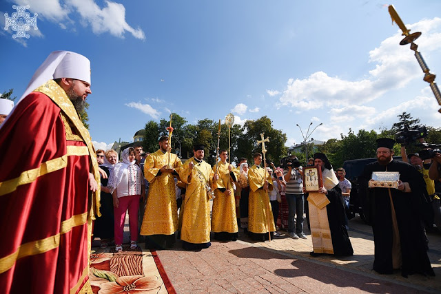 Λείψανο του Αγ. Ανδρέου από το Φανάρι στο Κίεβο