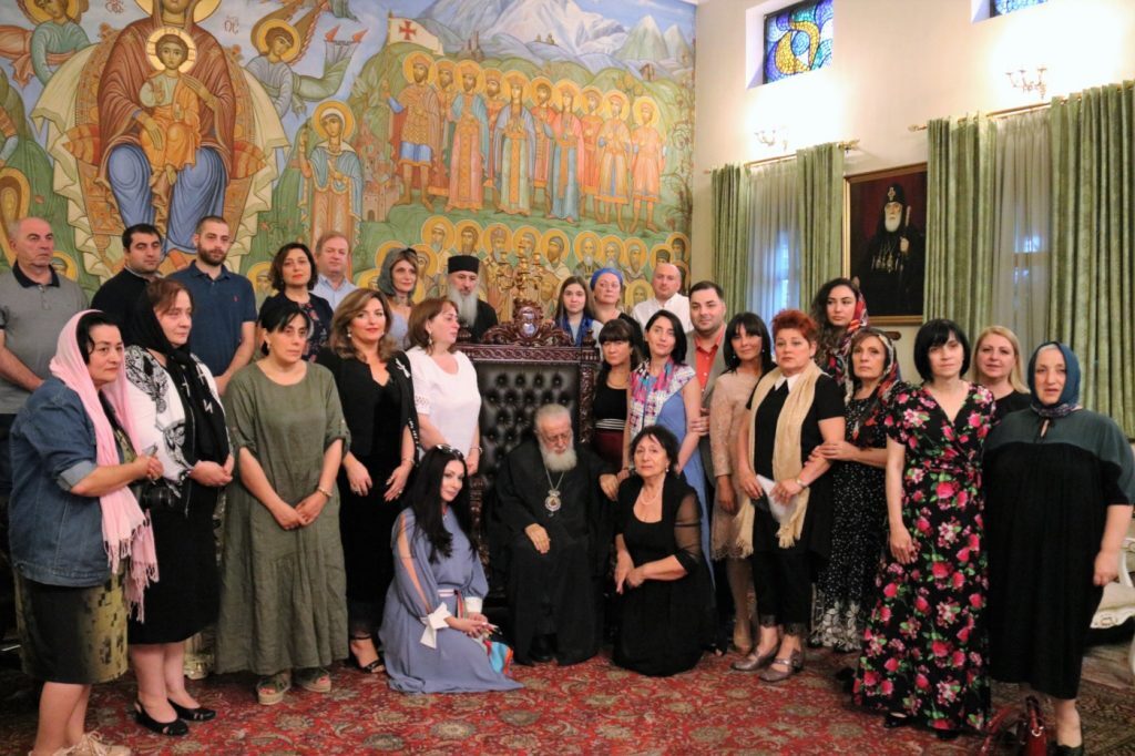Catholicos-Patriarch of All Georgia, His Holiness and Beatitude Ilia II hosted Georgian emigrants