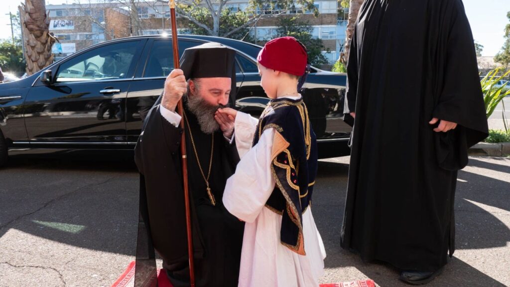 His Eminence Archbishop Makarios first pastoral visit to St Stylianos Church at Gymea, NSW (photos)