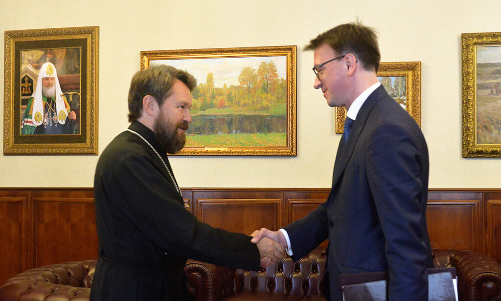 Metropolitan Hilarion meets with Russian Ambassador to Montenegro