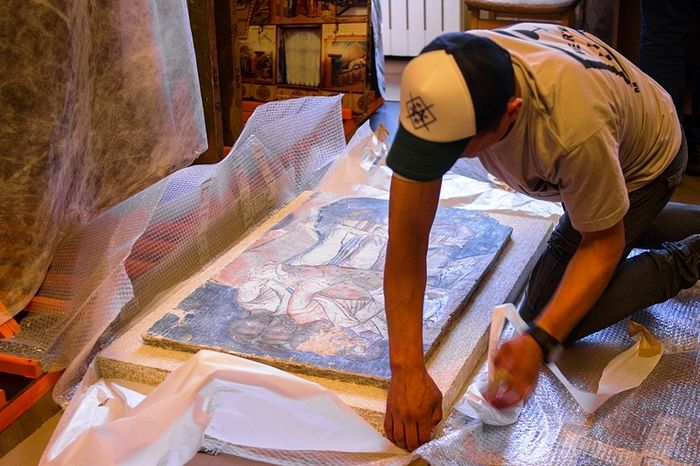 ФРЕСКИ КАЛЯЗИНСКОГО МОНАСТЫРЯ ПОСЛЕ РЕСТАВРАЦИИ ВЕРНУЛИСЬ В МУЗЕЙ АРХИТЕКТУРЫ