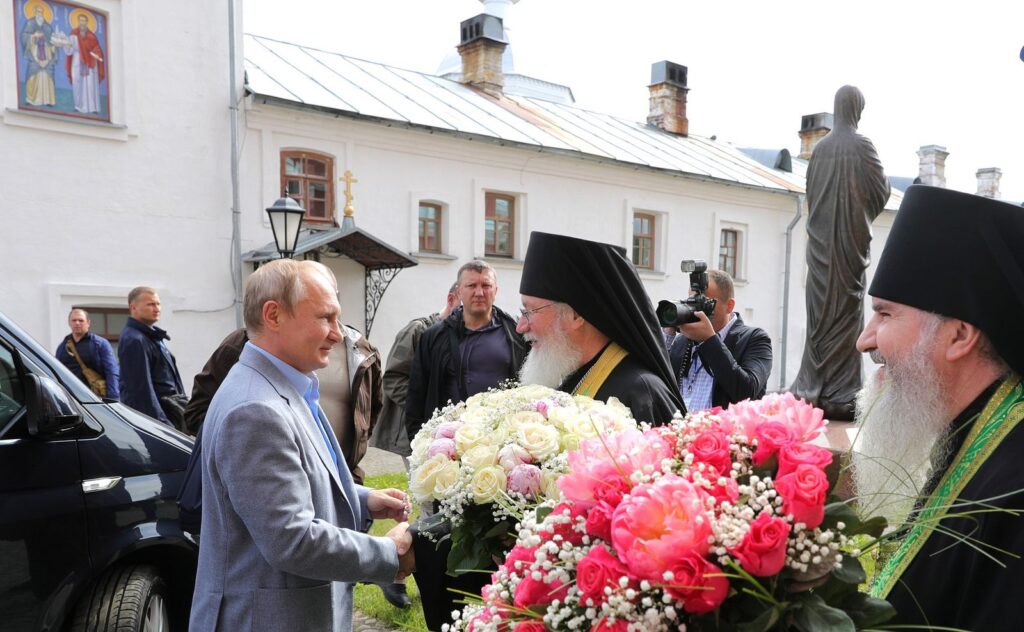 Владимир Путин и Президент Республики Беларусь Александр Лукашенко посетили Валаамский монастырь