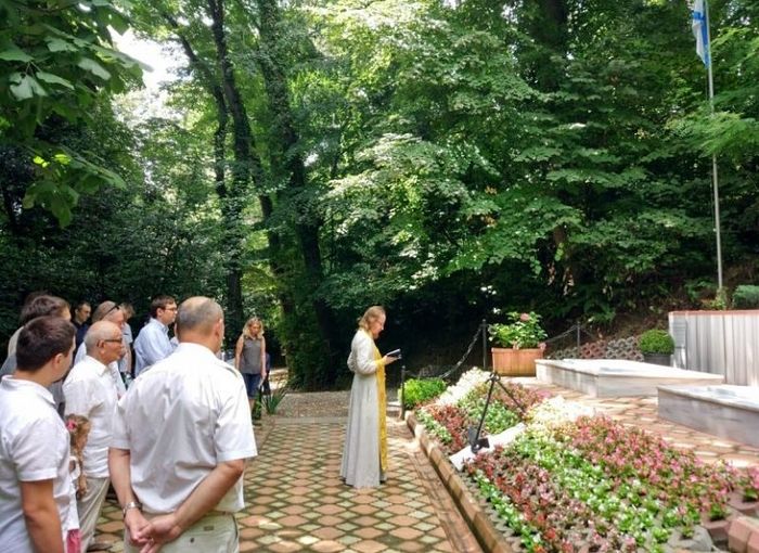 Memorial service for Russian sailors who fell in WWI in Bosporus vicinity