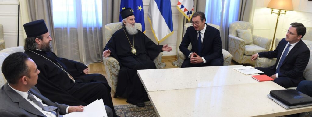 Састанак председника Вучића и Патријарха српског Иринеја